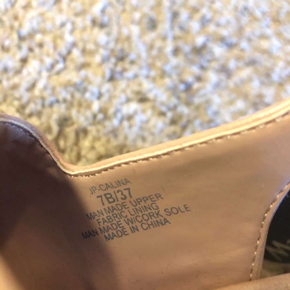 Jessica Simpson Pink and Black Wedges - Picture 5 of 6